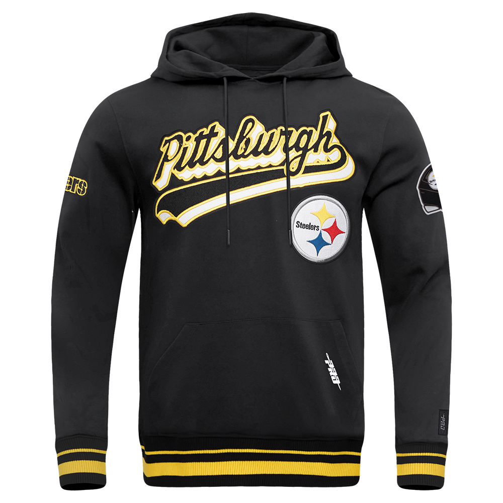 SUDADERA CON GORRO NFL PITTSBURGH STEELERS SCRIPT TAIL
