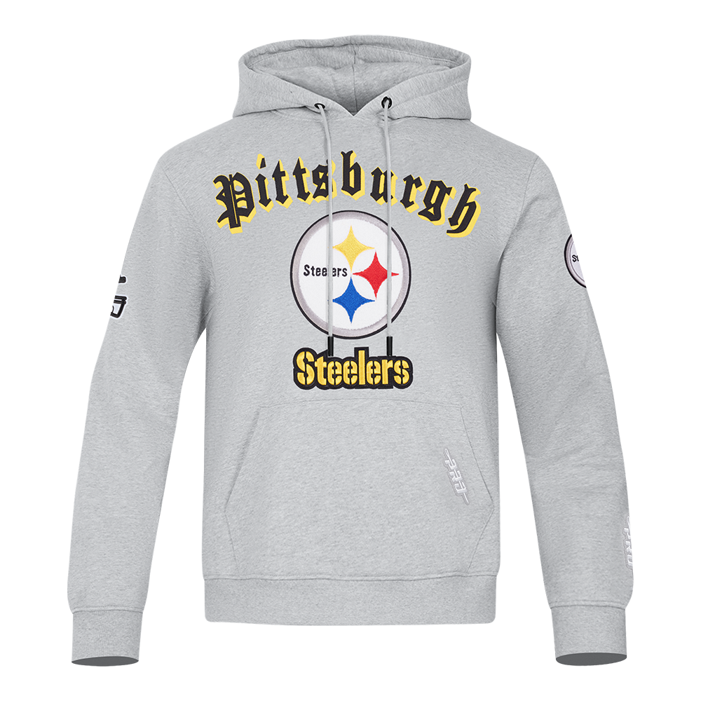 SUDADERA CON GORRO NFL PITTSBURGH STEELERS OLD ENGLISH
