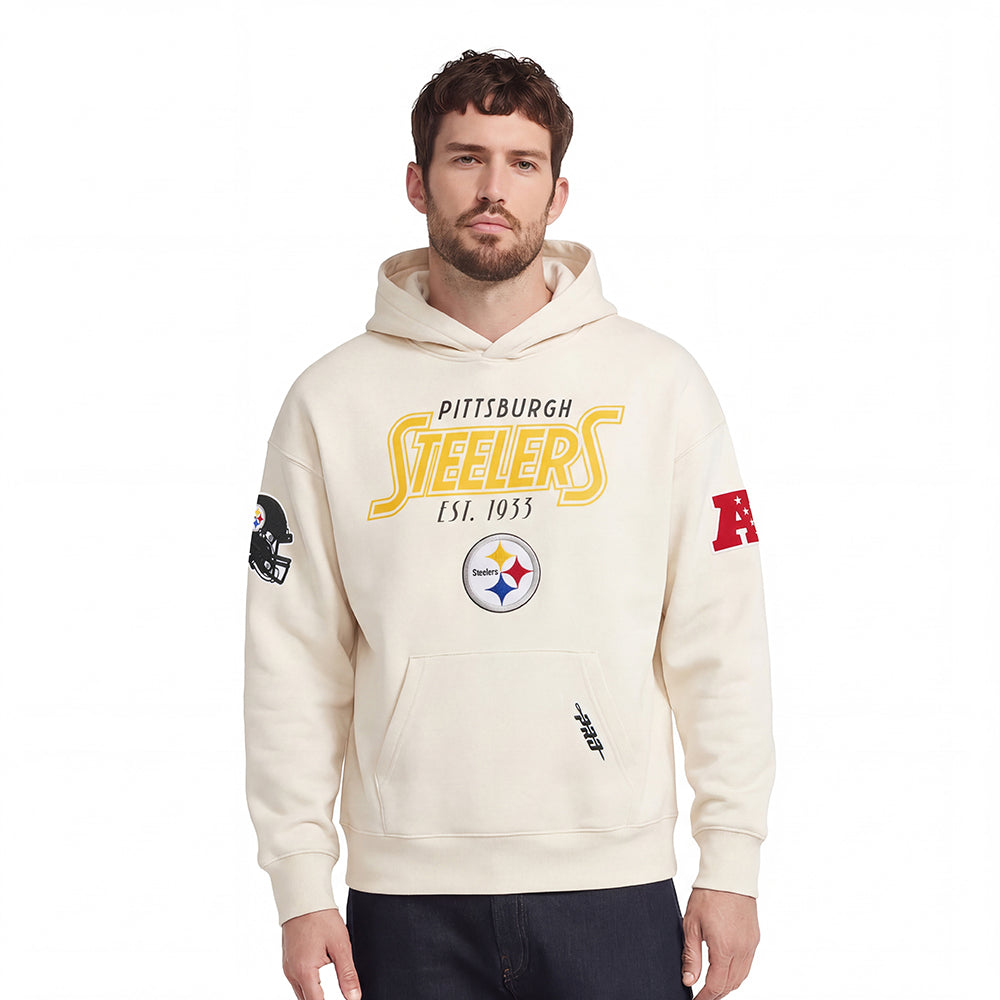 SUDADERA CON GORRO NFL PITTSBURGH STEELERS PARADISE