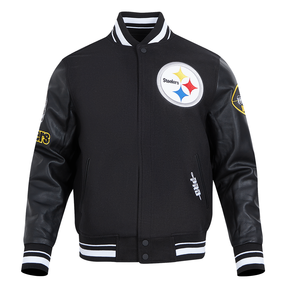 CHAMARRA UNIVERSITARIA NFL PITTSBURGH STEELERS OLD ENGLISH
