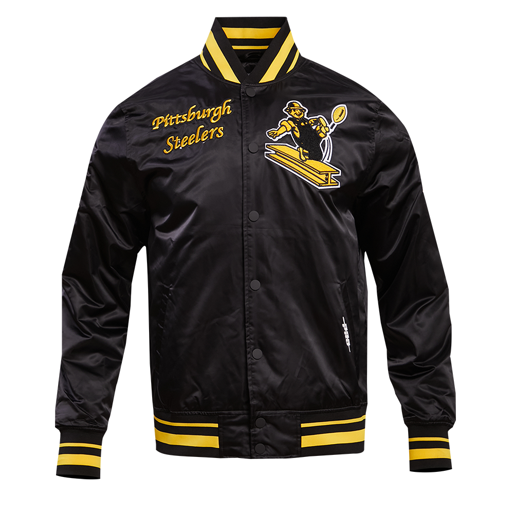 CHAMARRA DE SATÍN NFL PITTSBURGH STEELERS RETRO CLASSICS