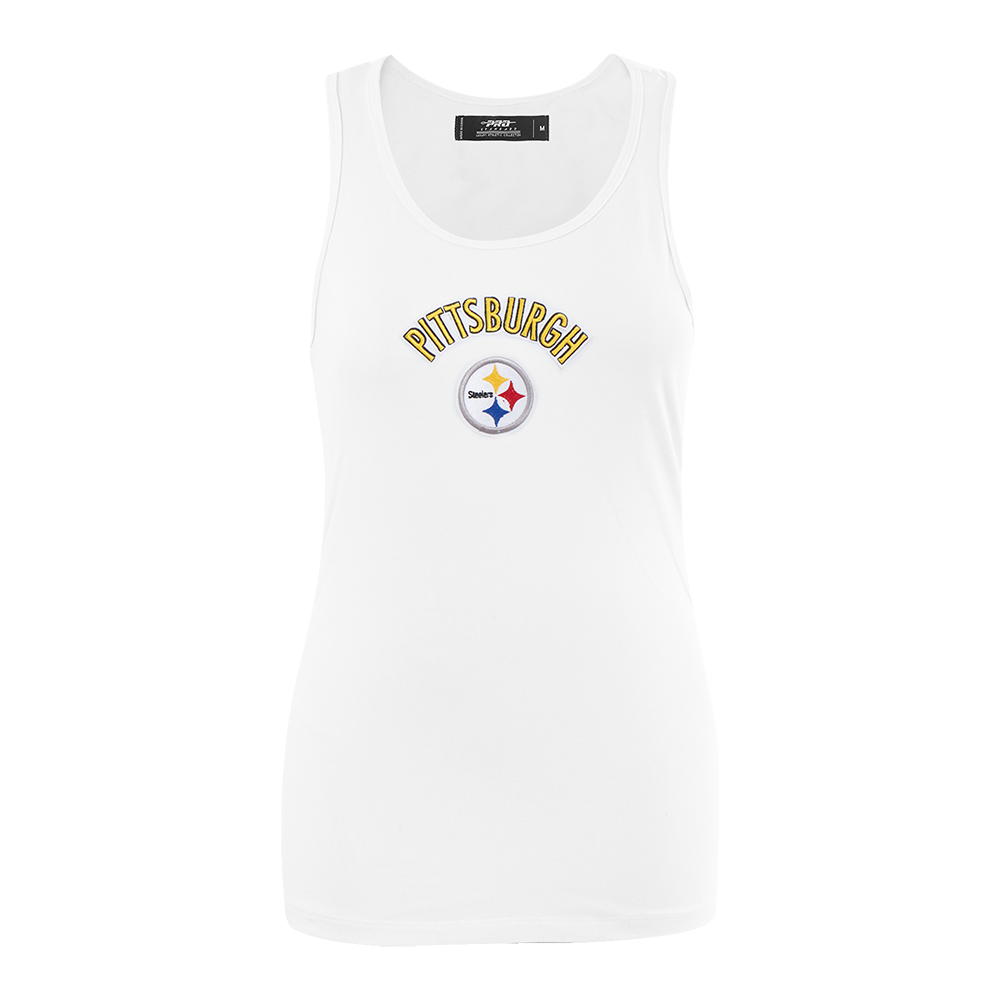 PLAYERA DE TIRANTES DE CORTE RELAJADO NFL PITTSBURGH STEELERS CLASSIC CHENILLE PARA MUJER