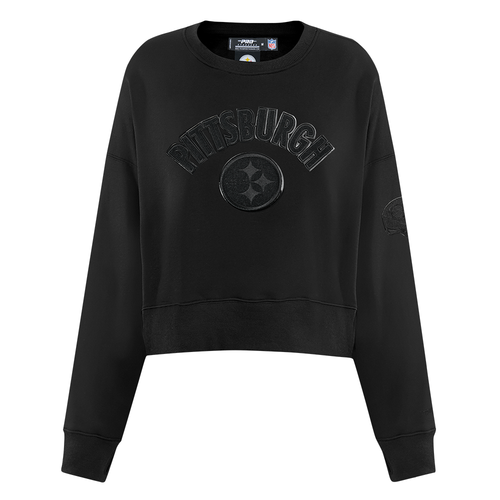 SUDADERA DE CUELLO REDONDO NFL PITTSBURGH STEELERS CLASSIC 3BK PARA MUJER
