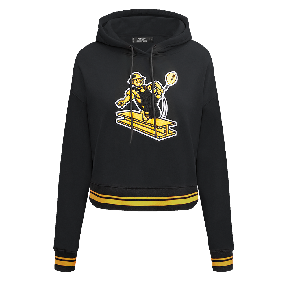 SUDADERA CON GORRO NFL PITTSBURGH STEELERS RETRO CLASSICS PARA MUJER