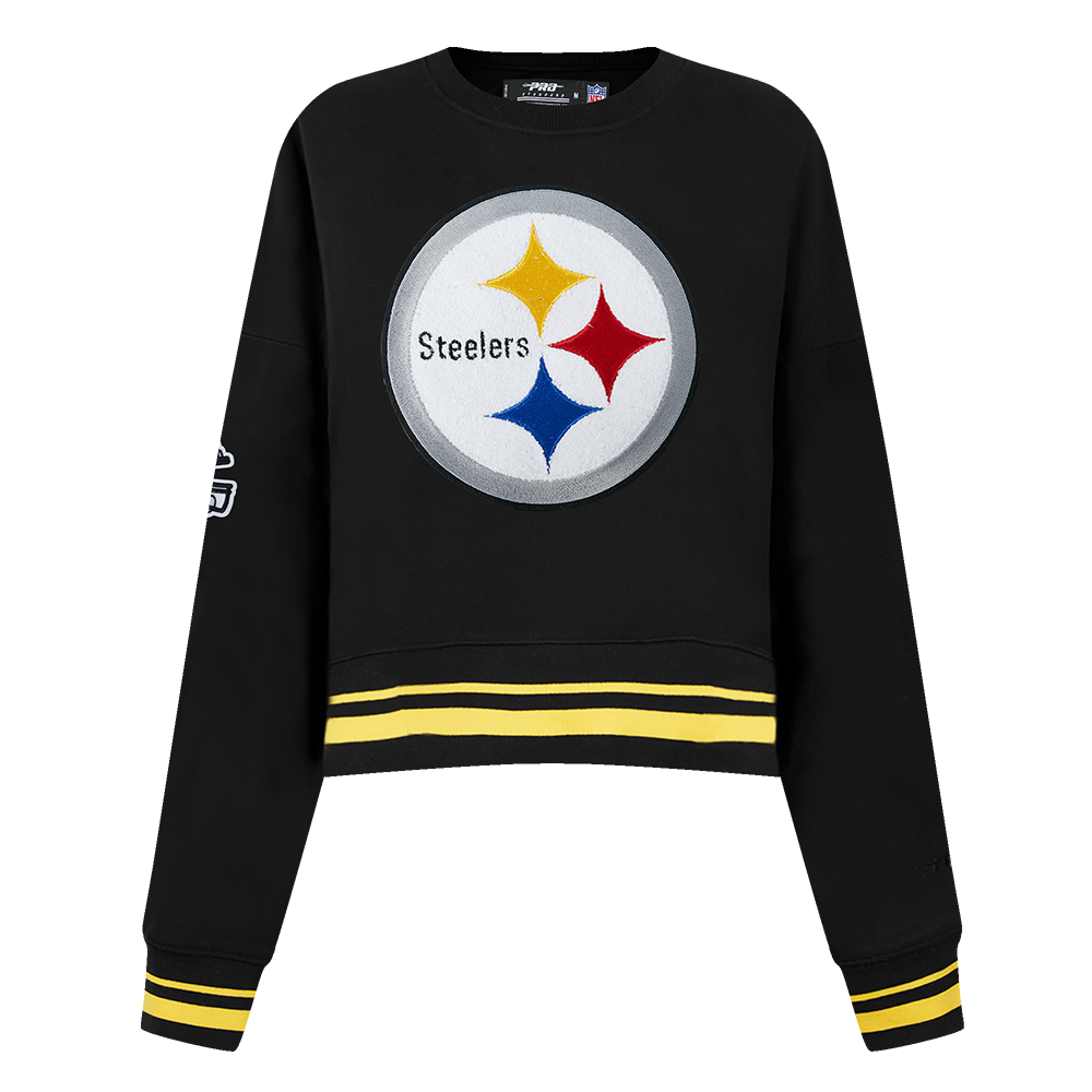 SUDADERA DE CUELLO REDONDO NFL PITTSBURGH STEELERS MASH UP PARA MUJER