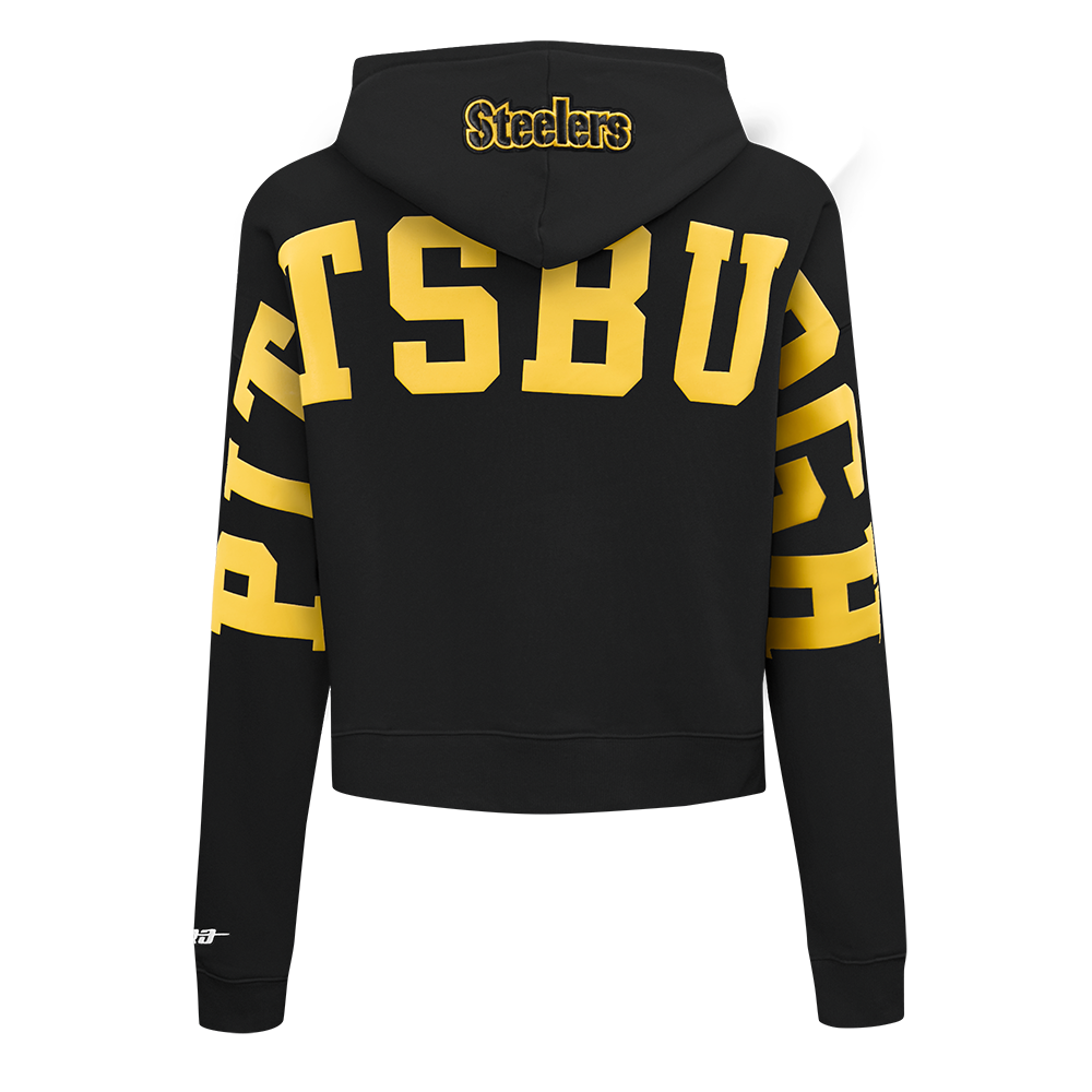 SUDADERA CON GORRO NFL PITTSBURGH STEELERS WINGSPAN PARA MUJER