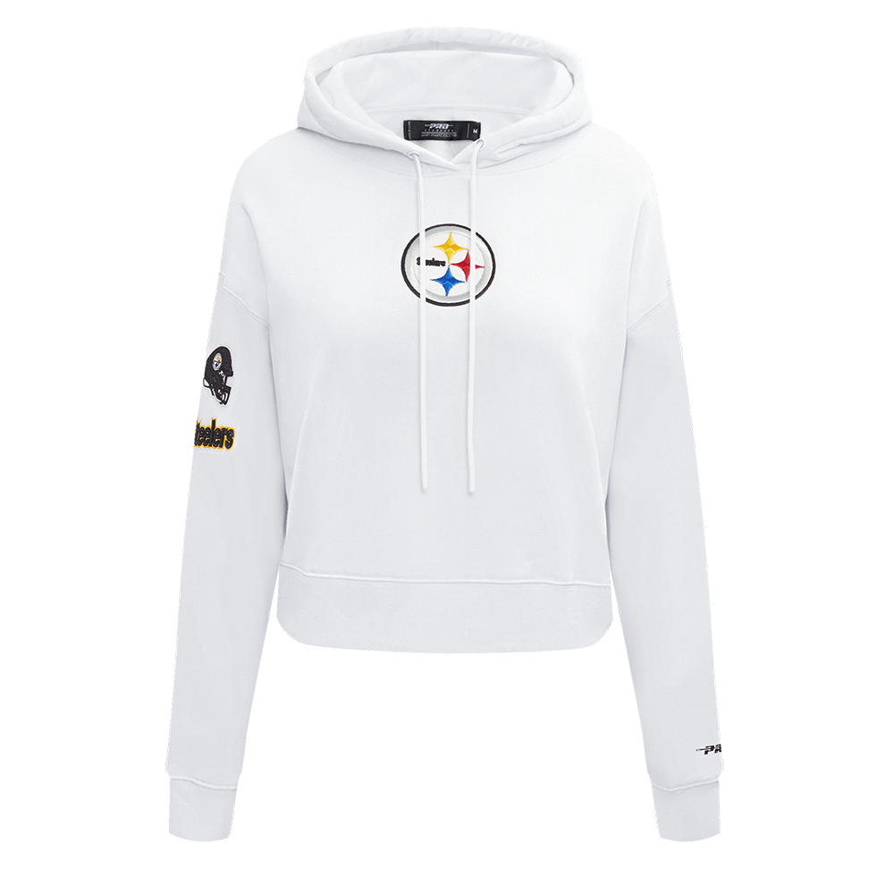 SUDADERA CON GORRO NFL PITTSBURGH STEELERS CLASSIC ESSENTIALS PARA MUJER