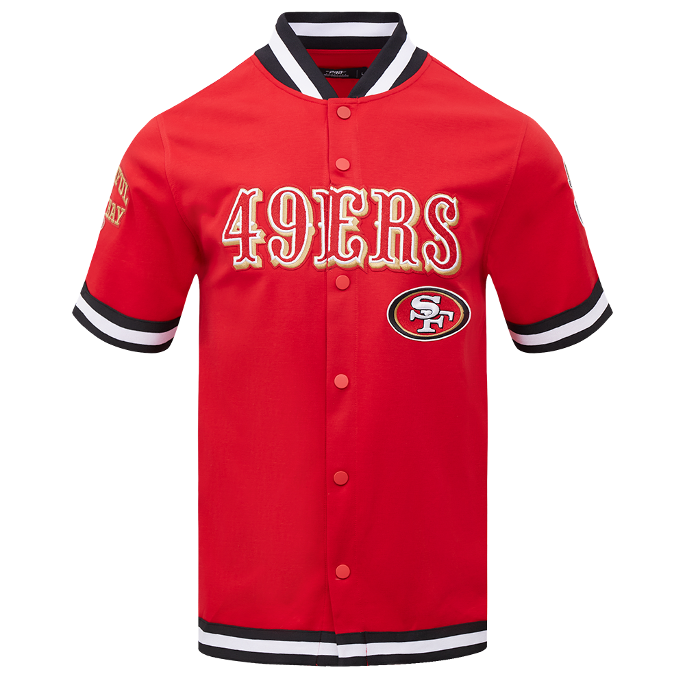 SOBRECAMISA DE MANGA CORTA NFL SAN FRANCISCO 49ERS CLASSIC CHENILLE