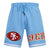 SHORTS DE BASQUETBOL NFL SAN FRANCISCO 49ERS CLASSIC CHENILLE
