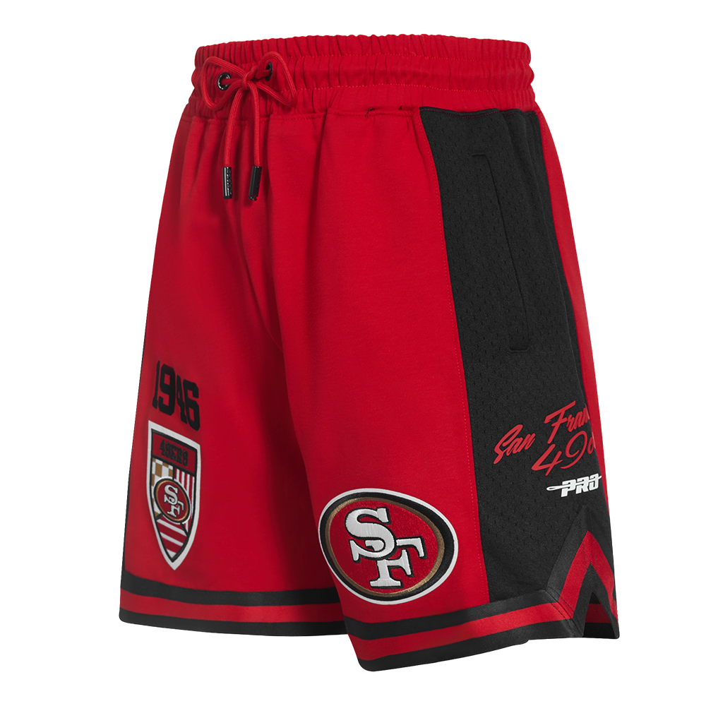 SHORTS DE BASQUETBOL NFL SAN FRANCISCO 49ERS FASTLANE