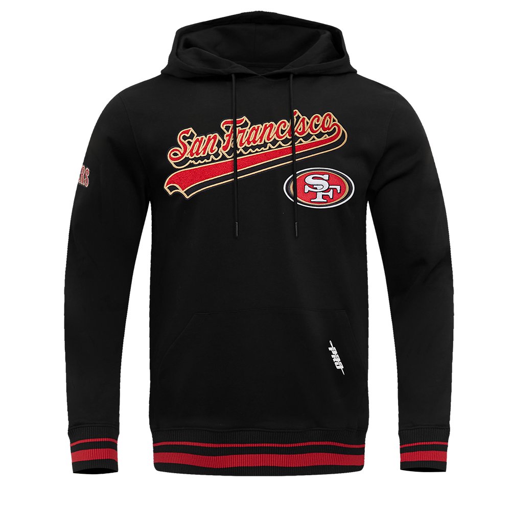 SUDADERA CON GORRO NFL SAN FRANCISCO 49ERS SCRIPT TAIL