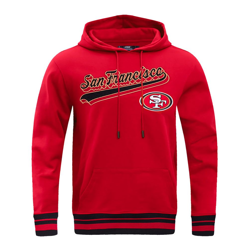 SUDADERA CON GORRO NFL SAN FRANCISCO 49ERS SCRIPT TAIL