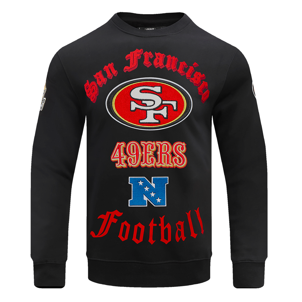 SUDADERA DE CUELLO REDONDO NFL SAN FRANCISCO 49ERS OLD ENGLISH