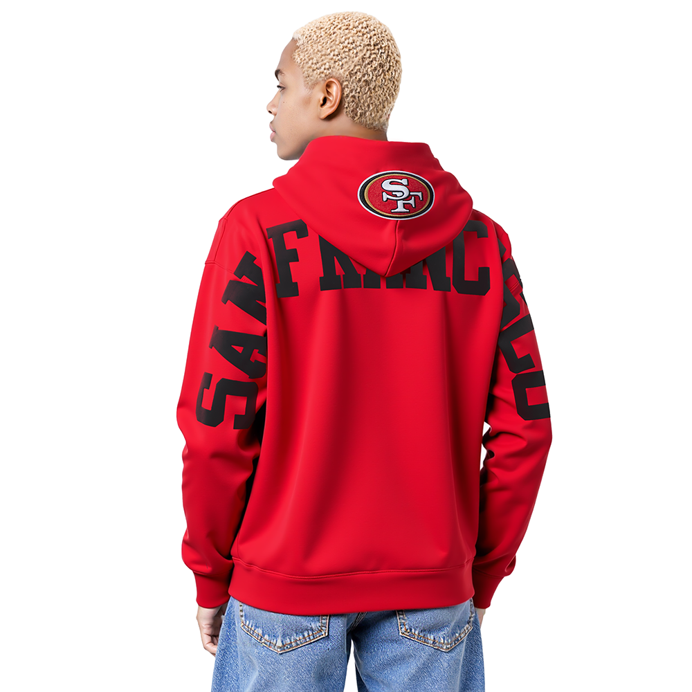SUDADERA CON GORRO NFL SAN FRANCISCO 49ERS WINGSPAN