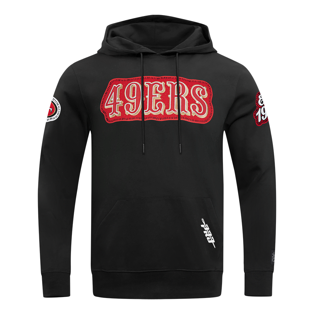 SUDADERA CON GORRO NFL SAN FRANCISCO 49ERS DIY PICK STITCH
