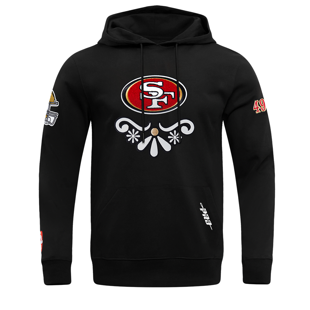 SUDADERA CON GORRO NFL SAN FRANCISCO 49ERS SUGAR SKULL