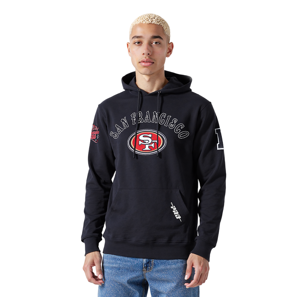 SUDADERA CON GORRO NFL SAN FRANCISCO 49ERS REBEL ATHLETICS