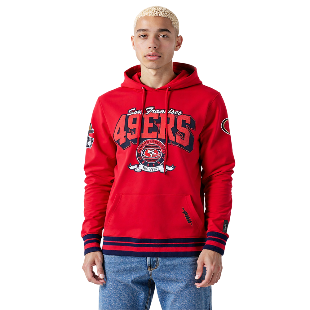 SUDADERA CON GORRO NFL SAN FRANCISCO 49ERS TEAM BADGE