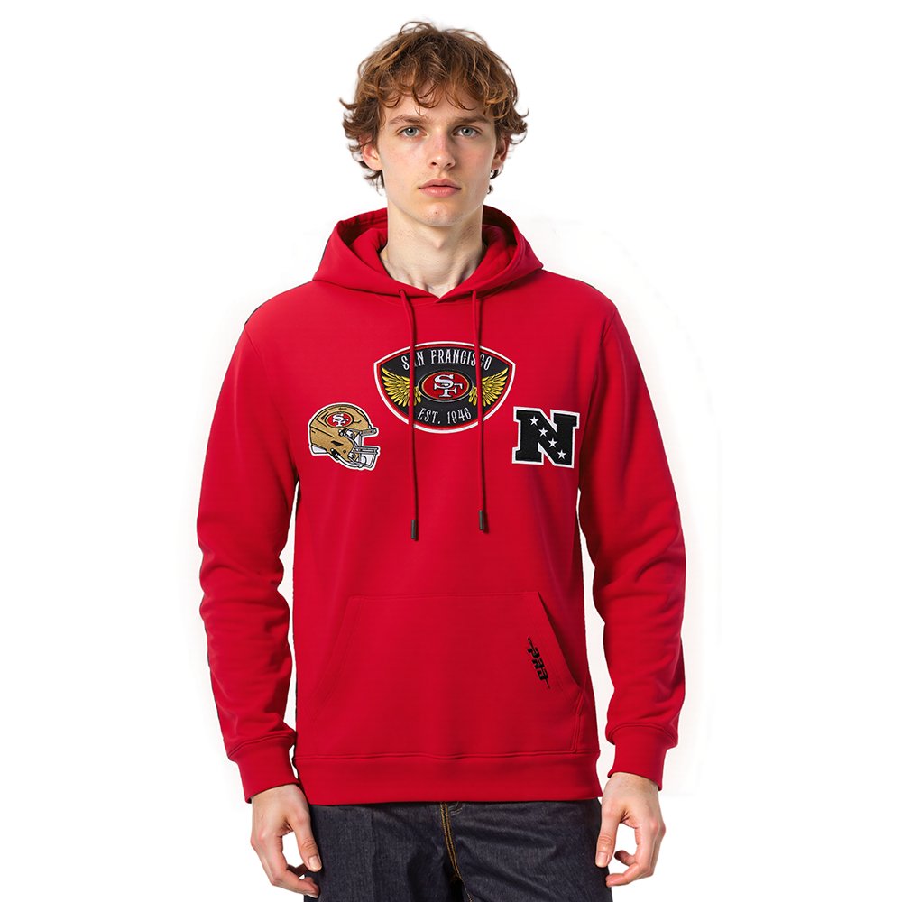 SUDADERA CON GORRO NFL SAN FRANCISCO 49ERS BORN FOR SPORT