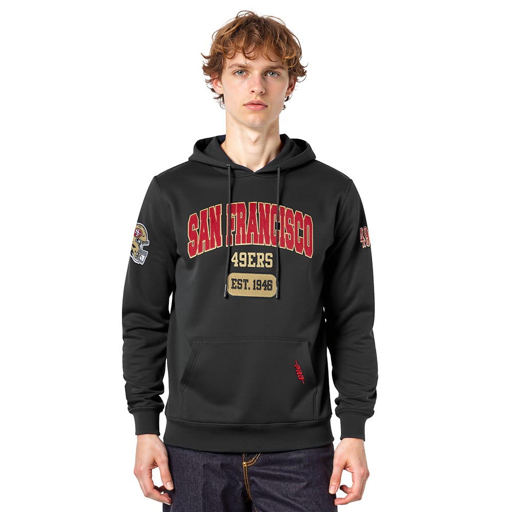 SUDADERA CON GORRO NFL SAN FRANCISCO 49ERS CITY ARCH