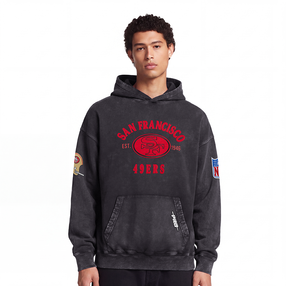 SUDADERA CON GORRO NFL SAN FRANCISCO 49ERS FIRST TEAM