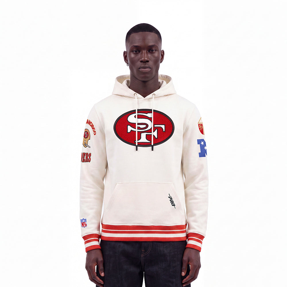 SUDADERA CON GORRO NFL SAN FRANCISCO 49ERS RETRO CLASSICS