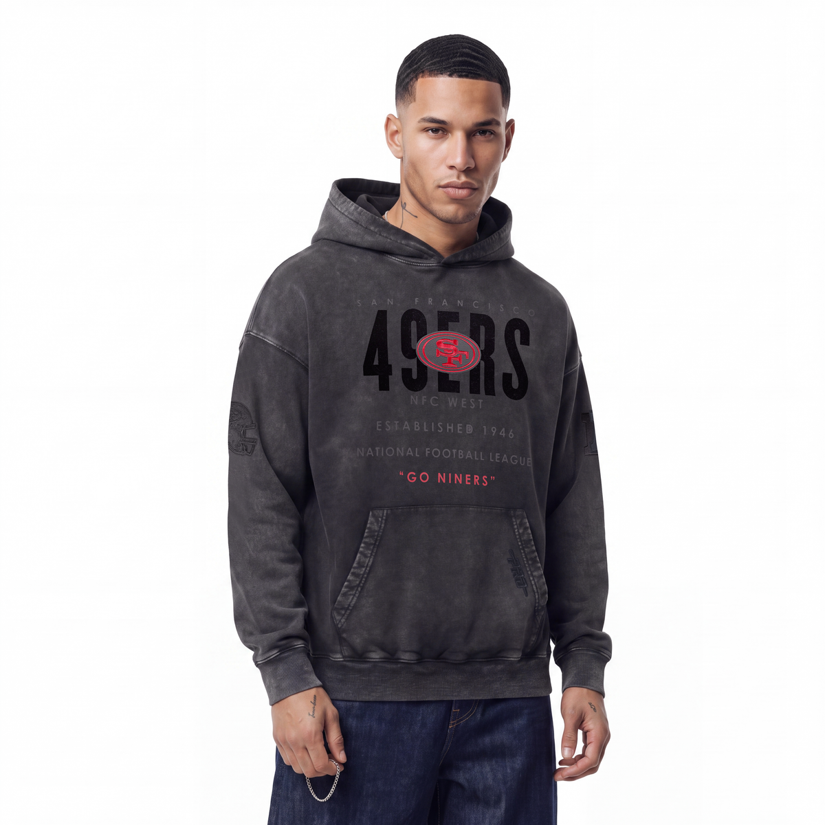 SUDADERA CON GORRO NFL SAN FRANCISCO 49ERS ECLIPSE