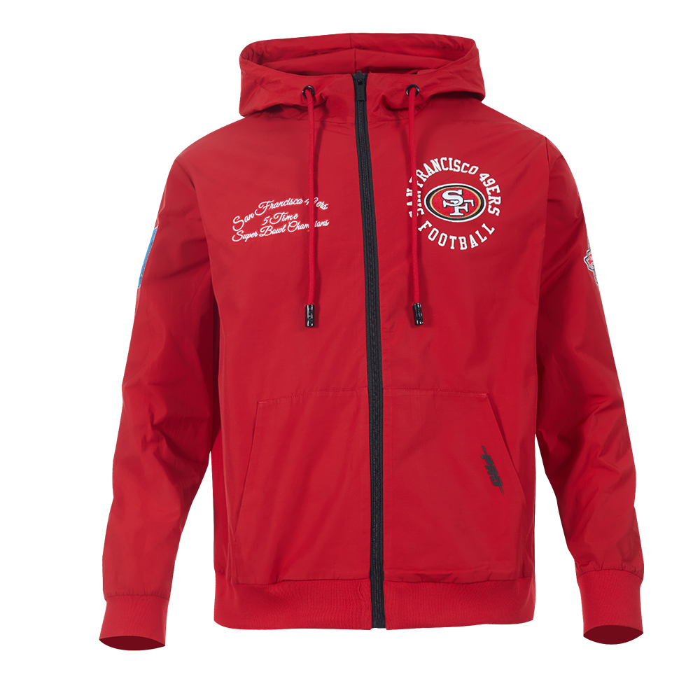 SUDADERA CON CIERRE NFL SAN FRANCISCO 49ERS HYBRID