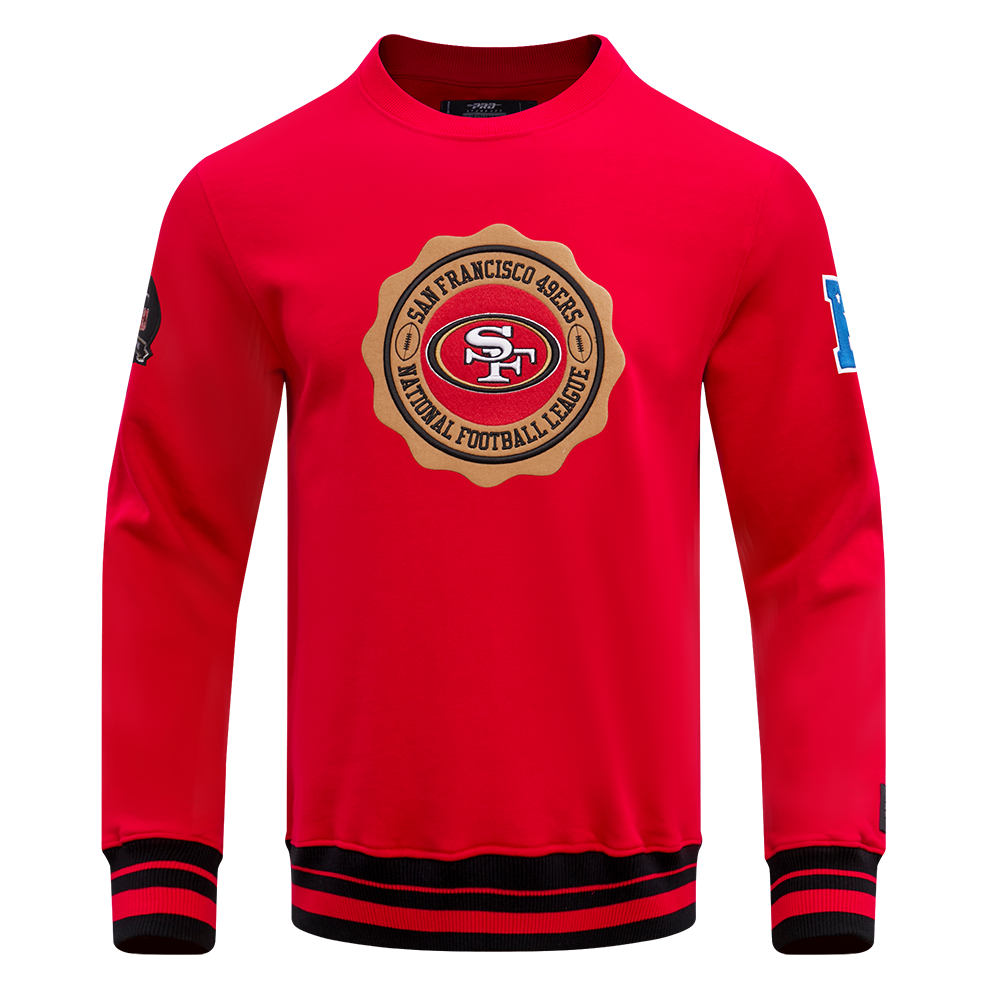 SUDADERA DE CUELLO REDONDO NFL SAN FRANCISCO 49ERS CREST EMBLEM