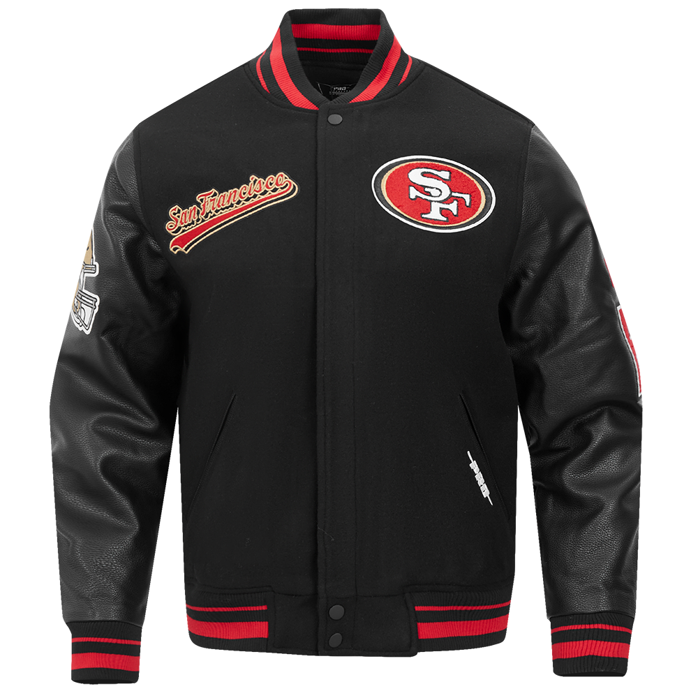 CHAMARRA UNIVERSITARIA NFL SAN FRANCISCO 49ERS SCRIPT TAIL