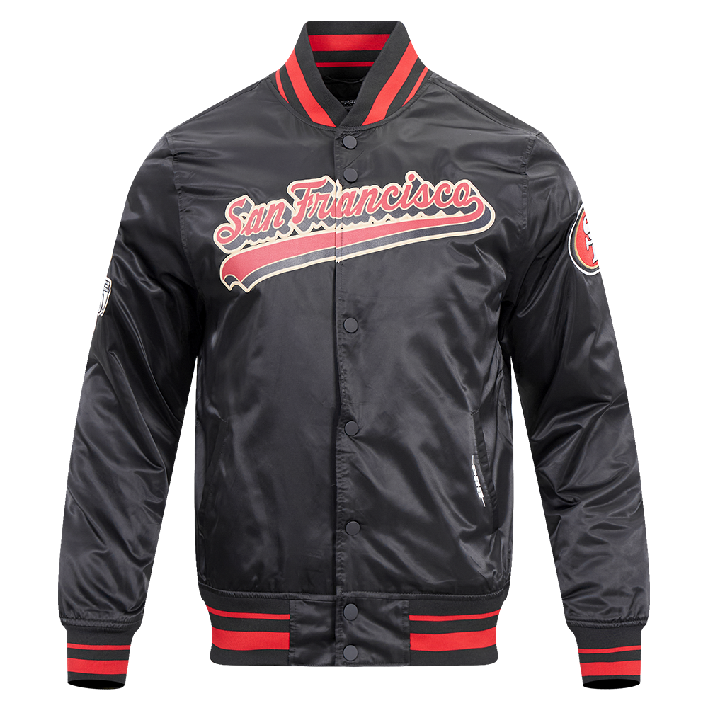 CHAMARRA DE SATÍN NFL SAN FRANCISCO 49ERS SCRIPT TAIL