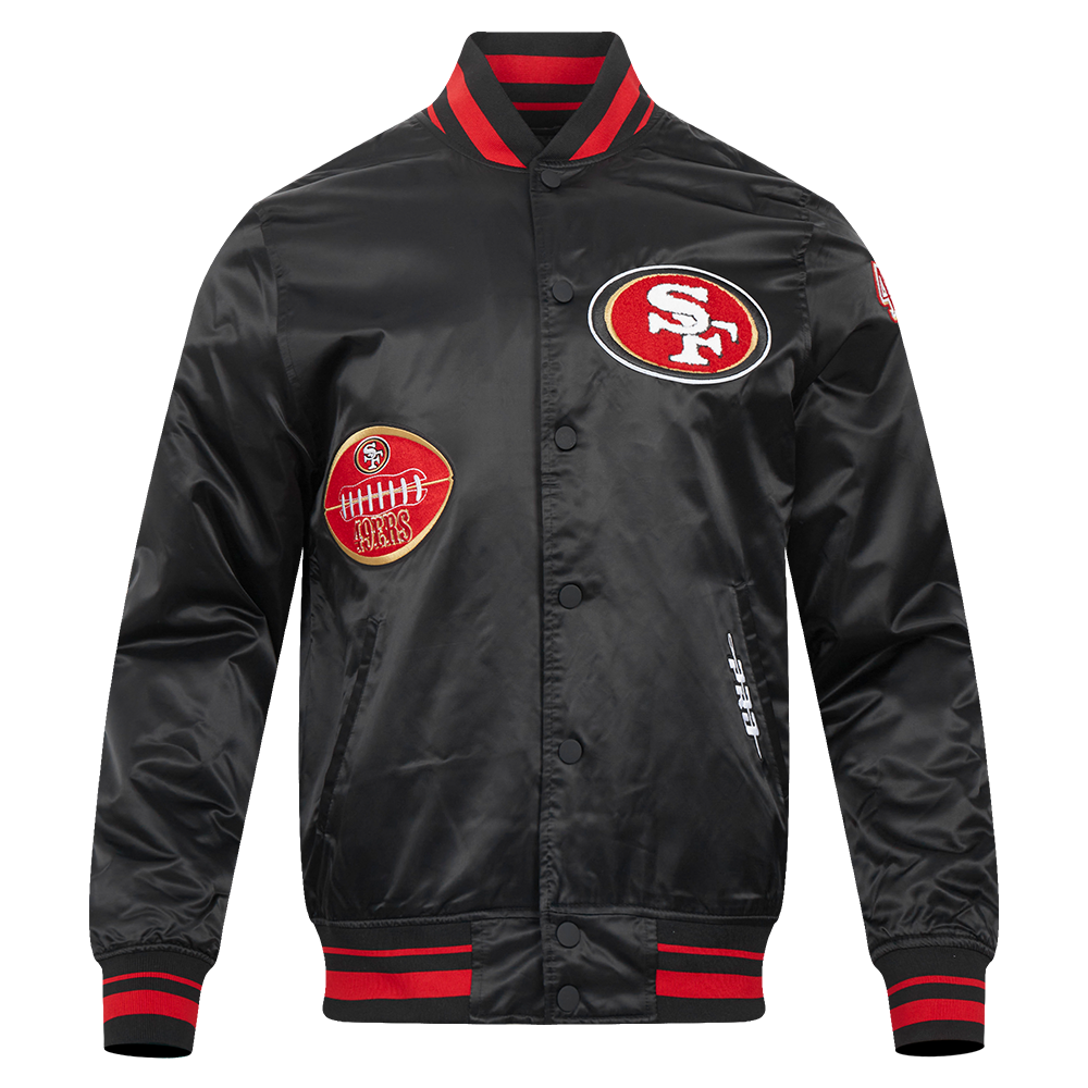 CHAMARRA DE SATÍN NFL SAN FRANCISCO 49ERS OLD ENGLISH