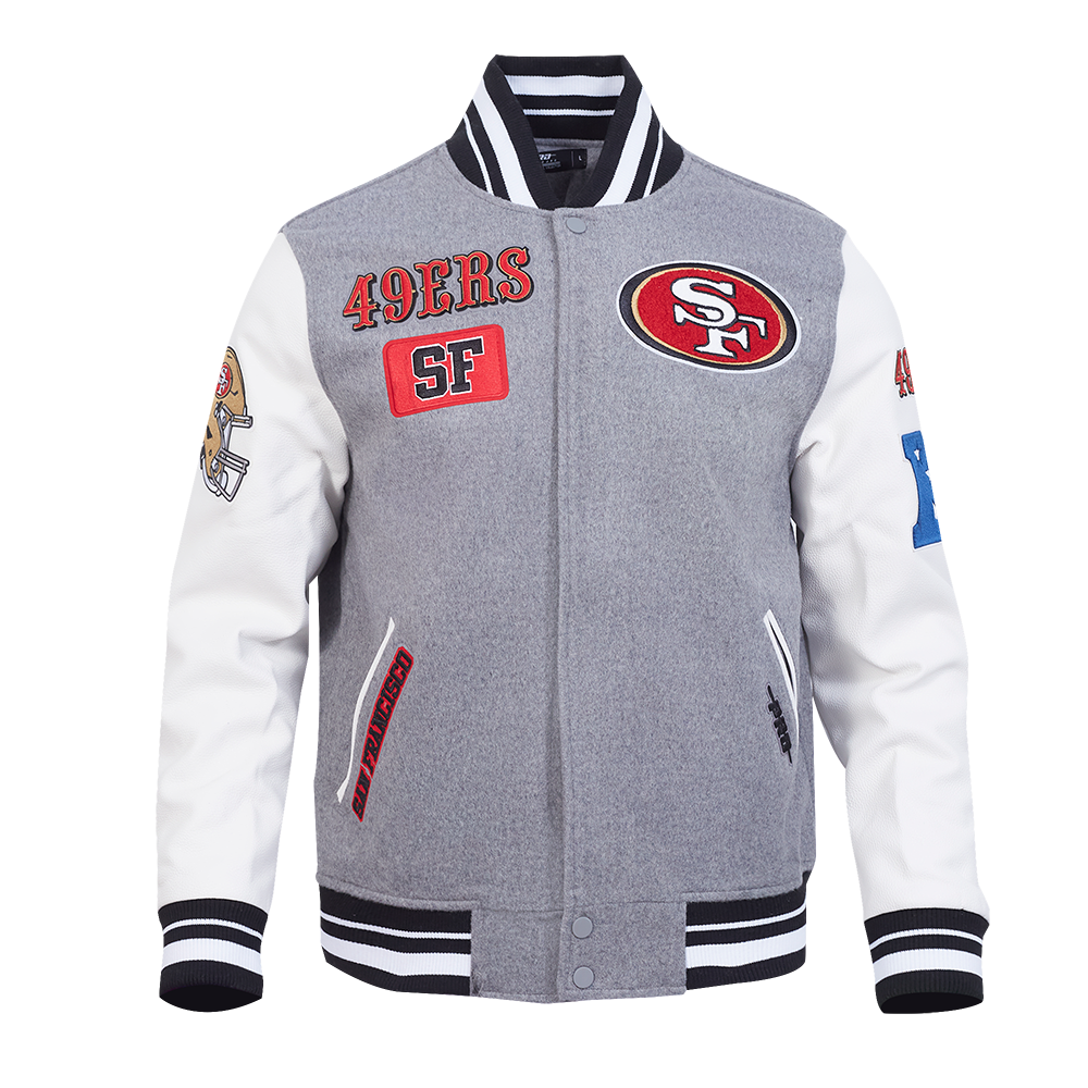 CHAMARRA UNIVERSITARIA NFL SAN FRANCISCO 49ERS AREA CODE