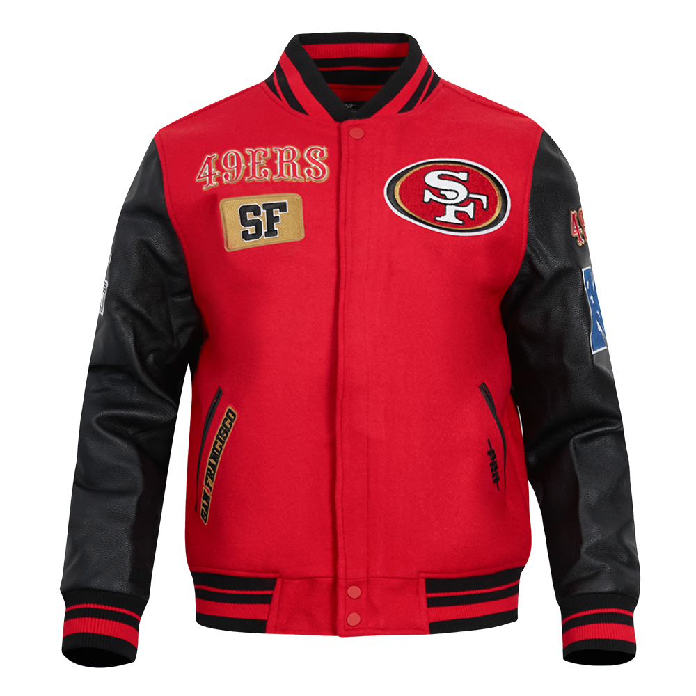 CHAMARRA UNIVERSITARIA NFL SAN FRANCISCO 49ERS AREA CODE