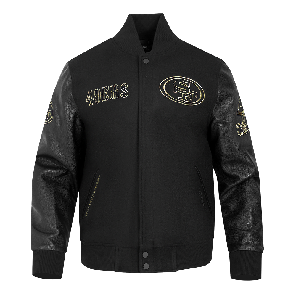 CHAMARRA UNIVERSITARIA NFL SAN FRANCISCO 49ERS BLACK&GOLD