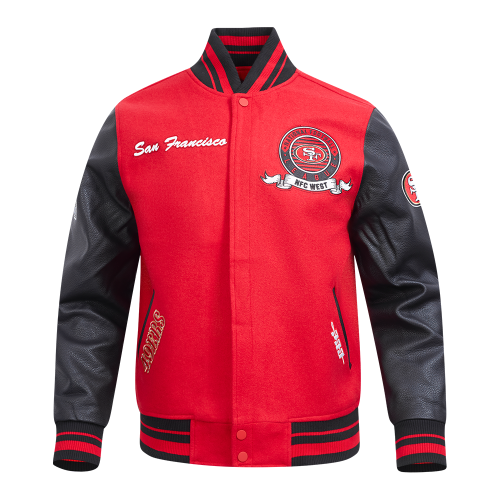 CHAMARRA UNIVERSITARIA NFL SAN FRANCISCO 49ERS TEAM BADGE