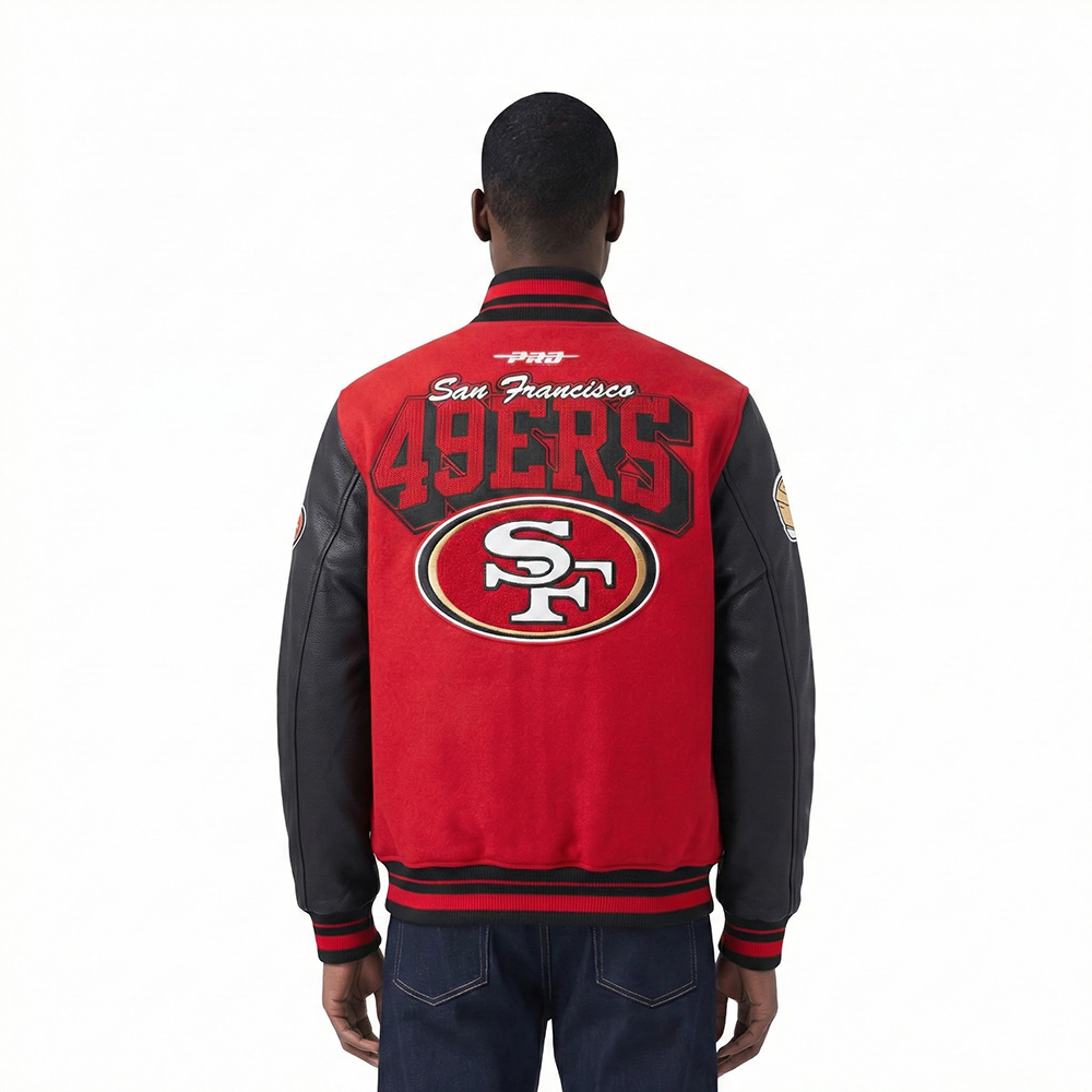 CHAMARRA UNIVERSITARIA NFL SAN FRANCISCO 49ERS TEAM BADGE