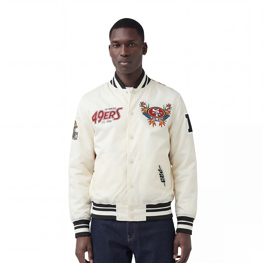 CHAMARRA DE SATIN NFL SAN FRANCISCO 49ERS PARADISE