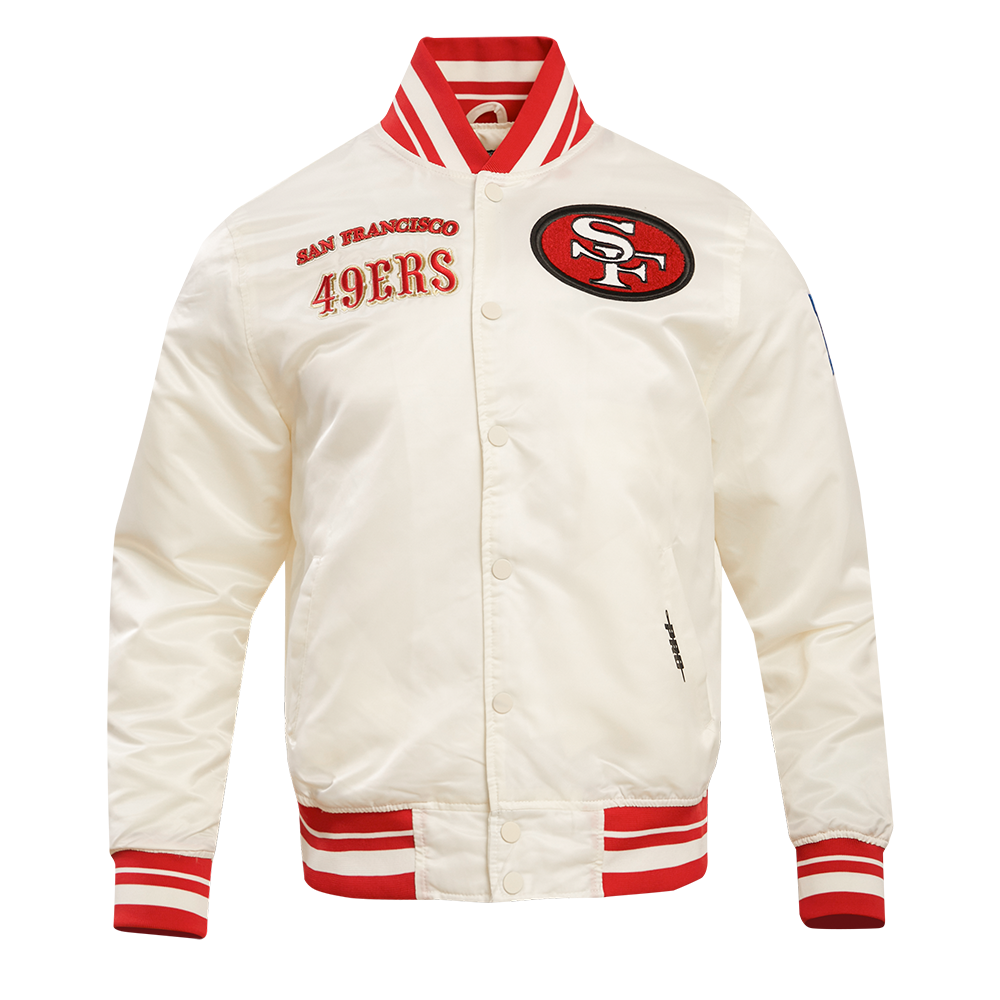 CHAMARRA DE SATÍN NFL SAN FRANCISCO 49ERS RETRO CLASSICS