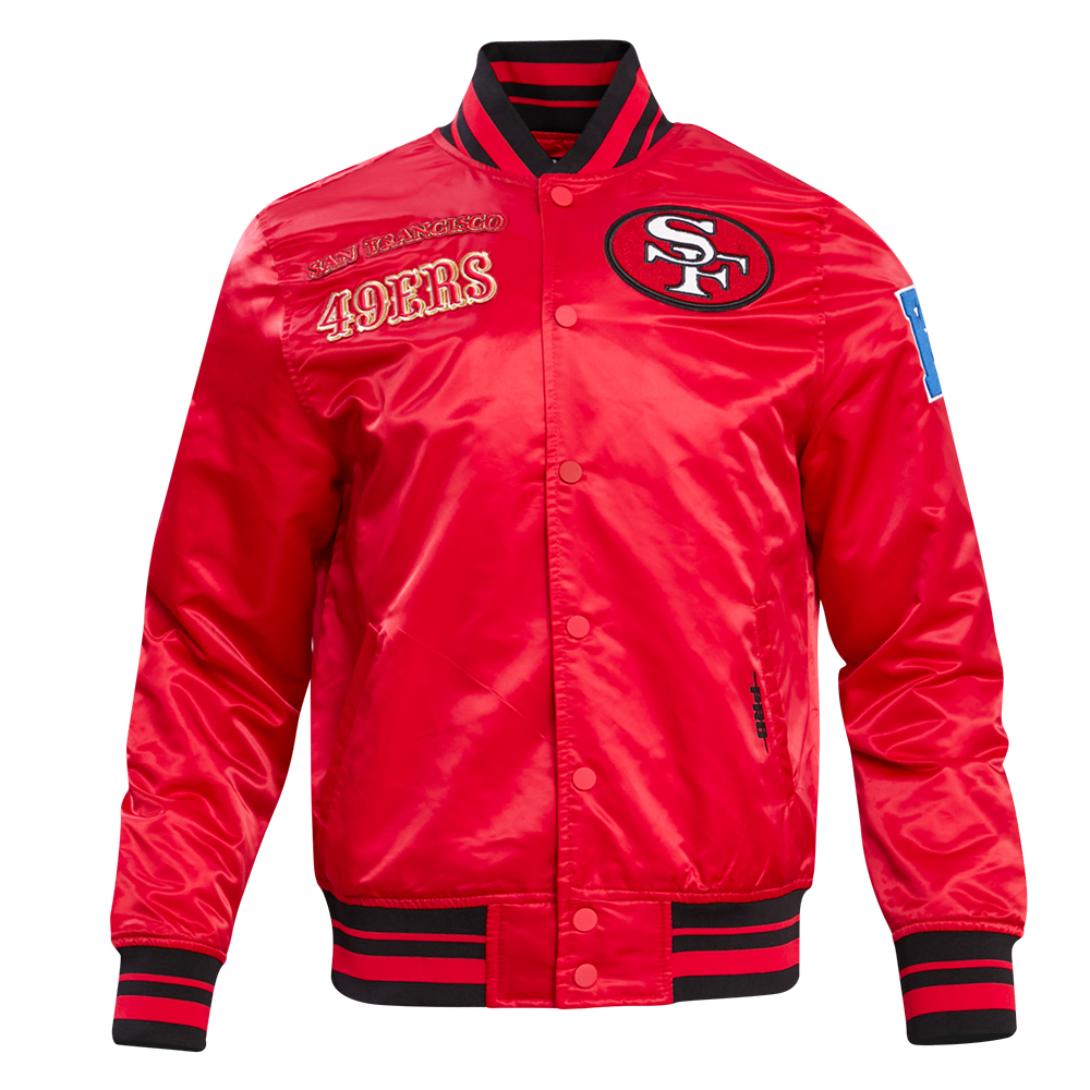 CHAMARRA DE SATÍN NFL SAN FRANCISCO 49ERS RETRO CLASSICS