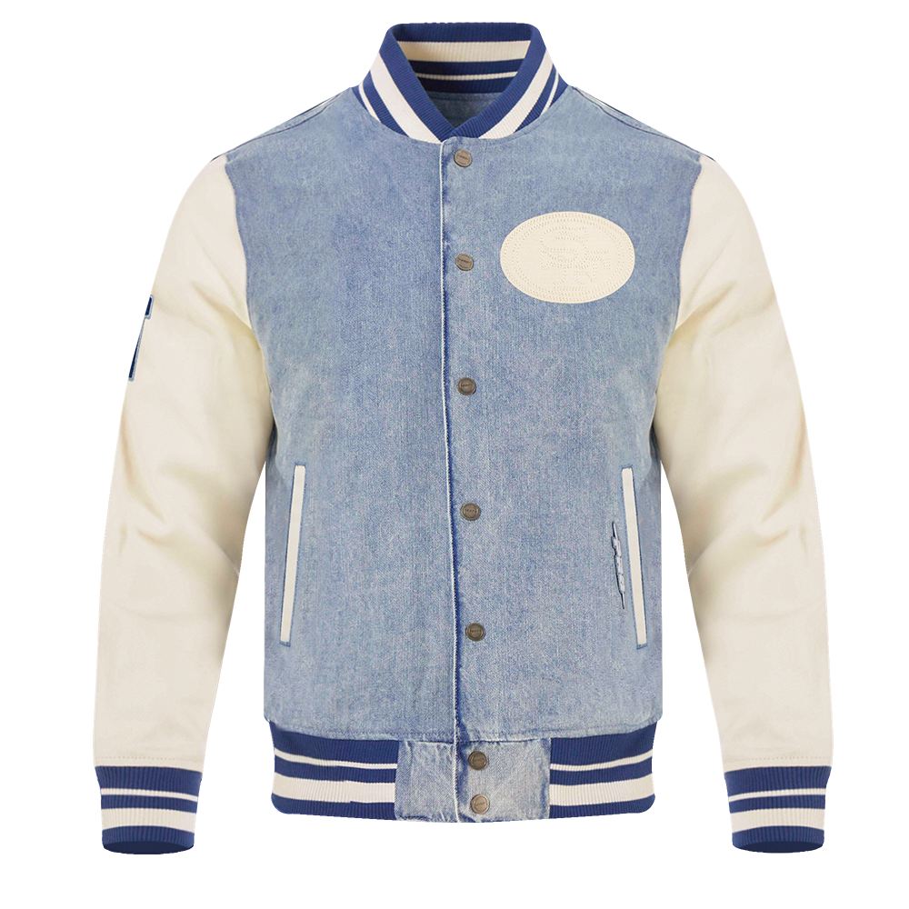 CHAMARRA DE MEZCLILLA NFL SAN FRANCISCO 49ERS VARSITY BLUES
