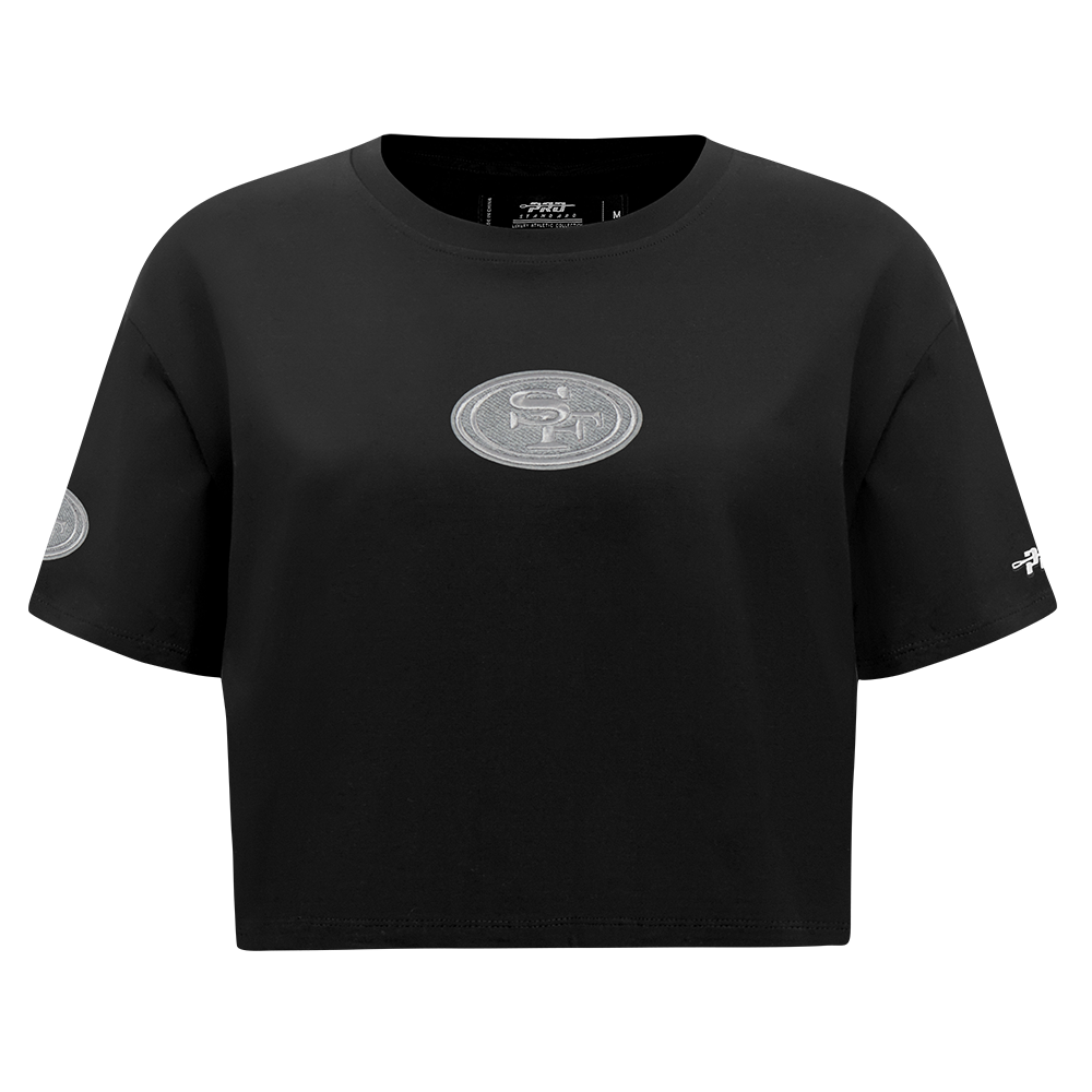 PLAYERA CROP NFL SAN FRANCISCO 49ERS REVERSE FRENCH TERRY PARA MUJER