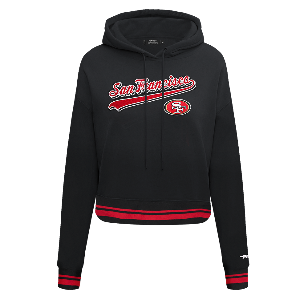 SUDADERA CON GORRO NFL SAN FRANCISCO 49ERS SCRIPT TAIL PARA MUJER