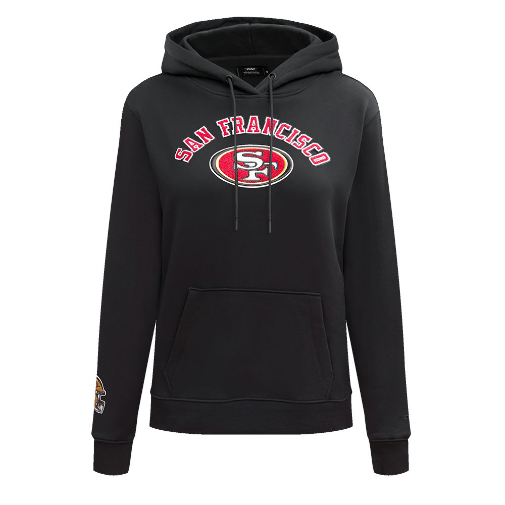 SUDADERA CON GORRO NFL SAN FRANCISCO 49ERS CLASSIC ESSENTIALS PARA MUJER