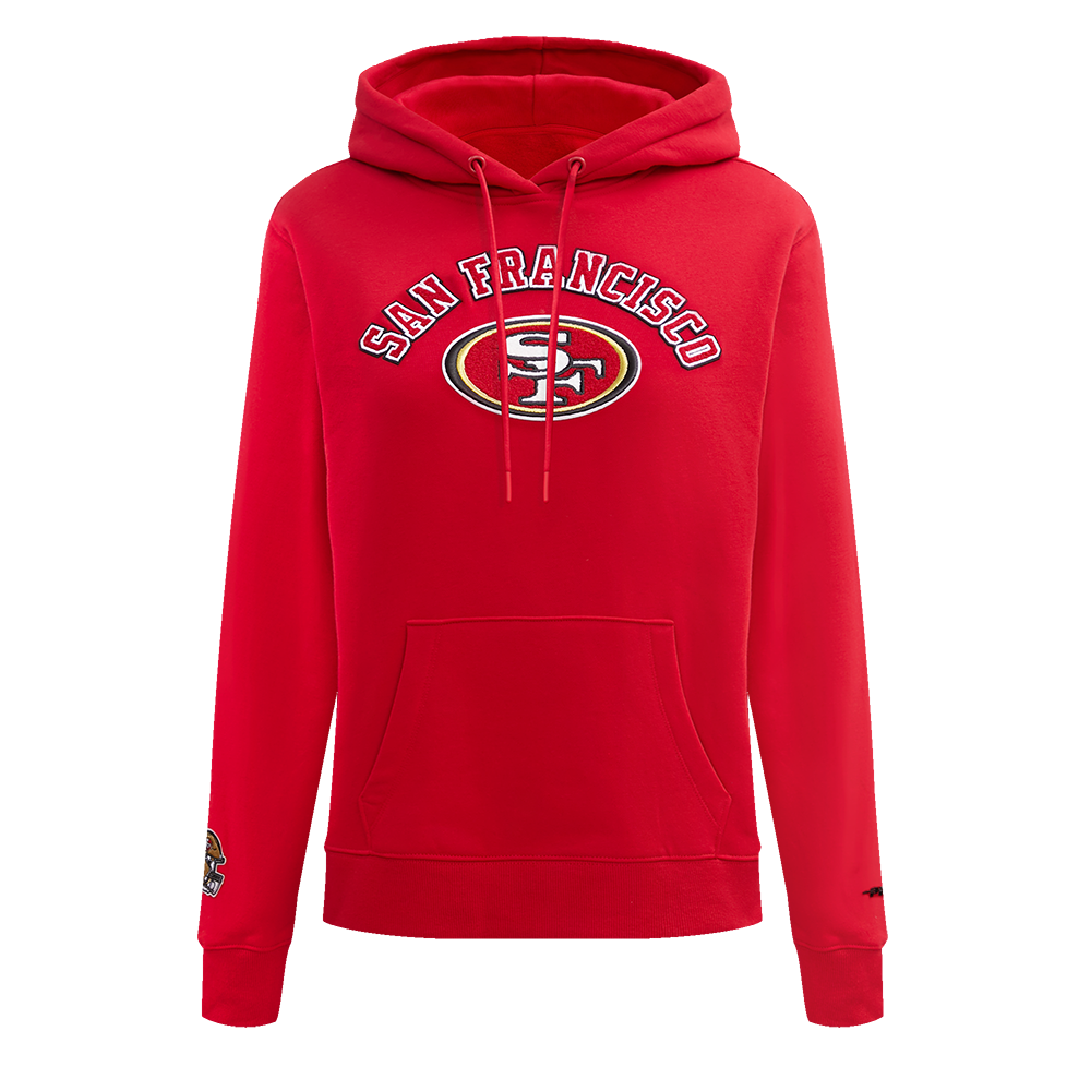 SUDADERA CON GORRO NFL SAN FRANCISCO 49ERS CLASSIC ESSENTIALS PARA MUJER