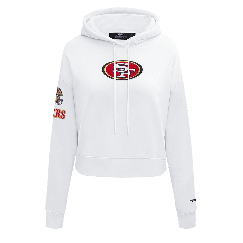 SUDADERA CON GORRO NFL SAN FRANCISCO 49ERS CLASSIC ESSENTIALS PARA MUJER