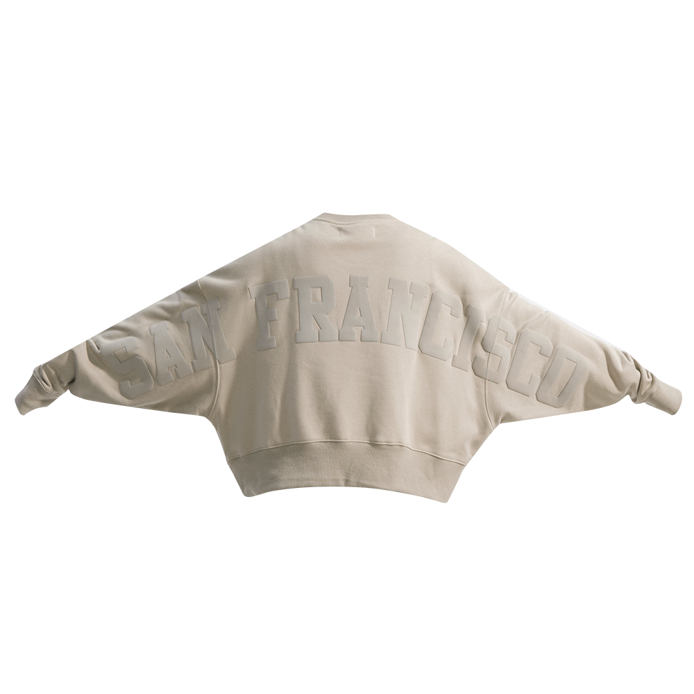 SUDADERA DE CUELLO REDONDO NFL SAN FRANCISCO 49ERS WINGSPAN PARA MUJER