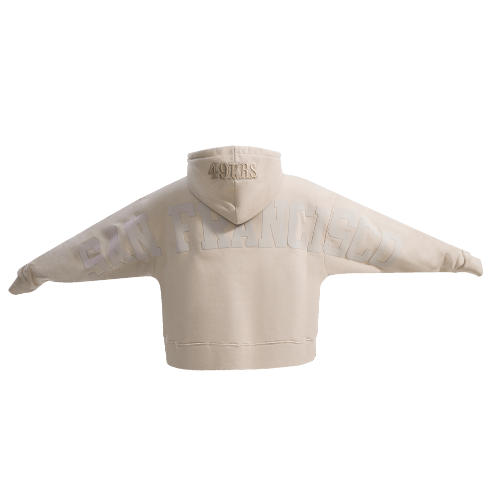 SUDADERA CON GORRO NFL SAN FRANCISCO 49ERS WINGSPAN PARA MUJER