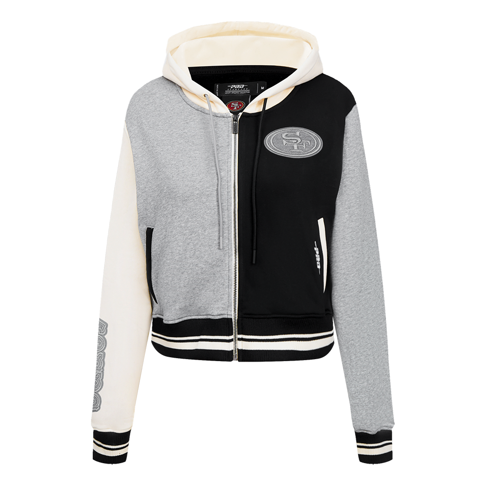 SUDADERA CON CIERRE NFL SAN FRANCISCO 49ERS REVERSE FRENCH TERRY PARA MUJER
