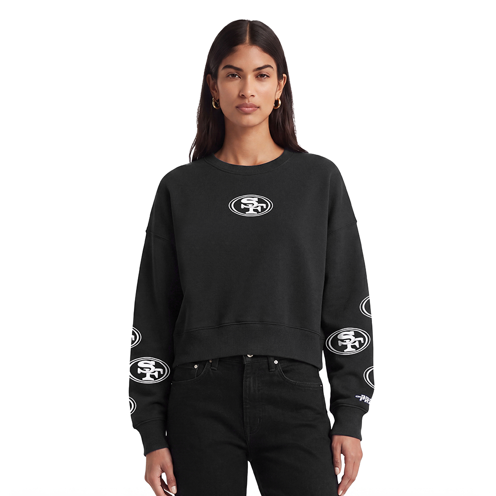 SUDADERA DE CUELLO REDONDO NFL SAN FRANCISCO 49ERS ALL PRO PARA MUJER